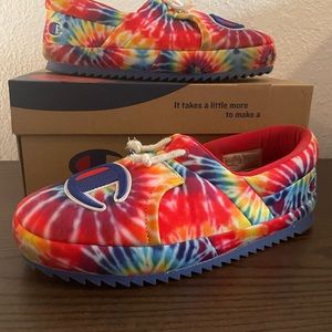 Champion Tie Dye Slippers - Mens Size 9